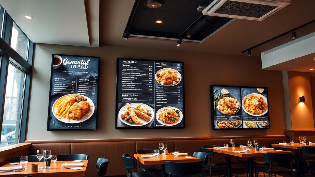 Restaurant Digital Menu Boards